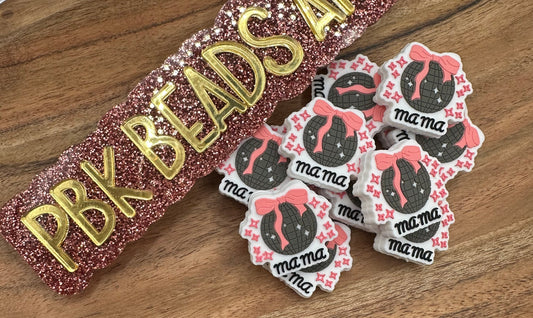 Mama Disco- EXCLUSIVE TO PBK- Silicone Focal Bead