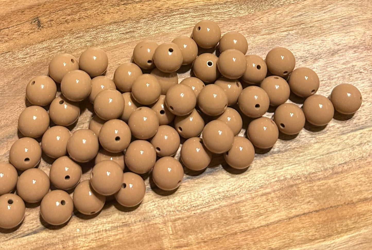 Camel- Liquid Silicone Bead 15mm