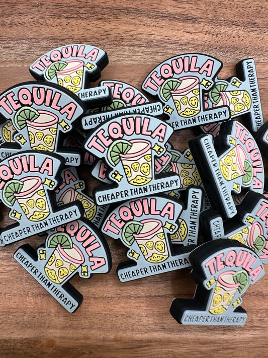 Tequila is cheaper than therapy - EXCLUSIVE TO PBK- Silicone Focal Bead
