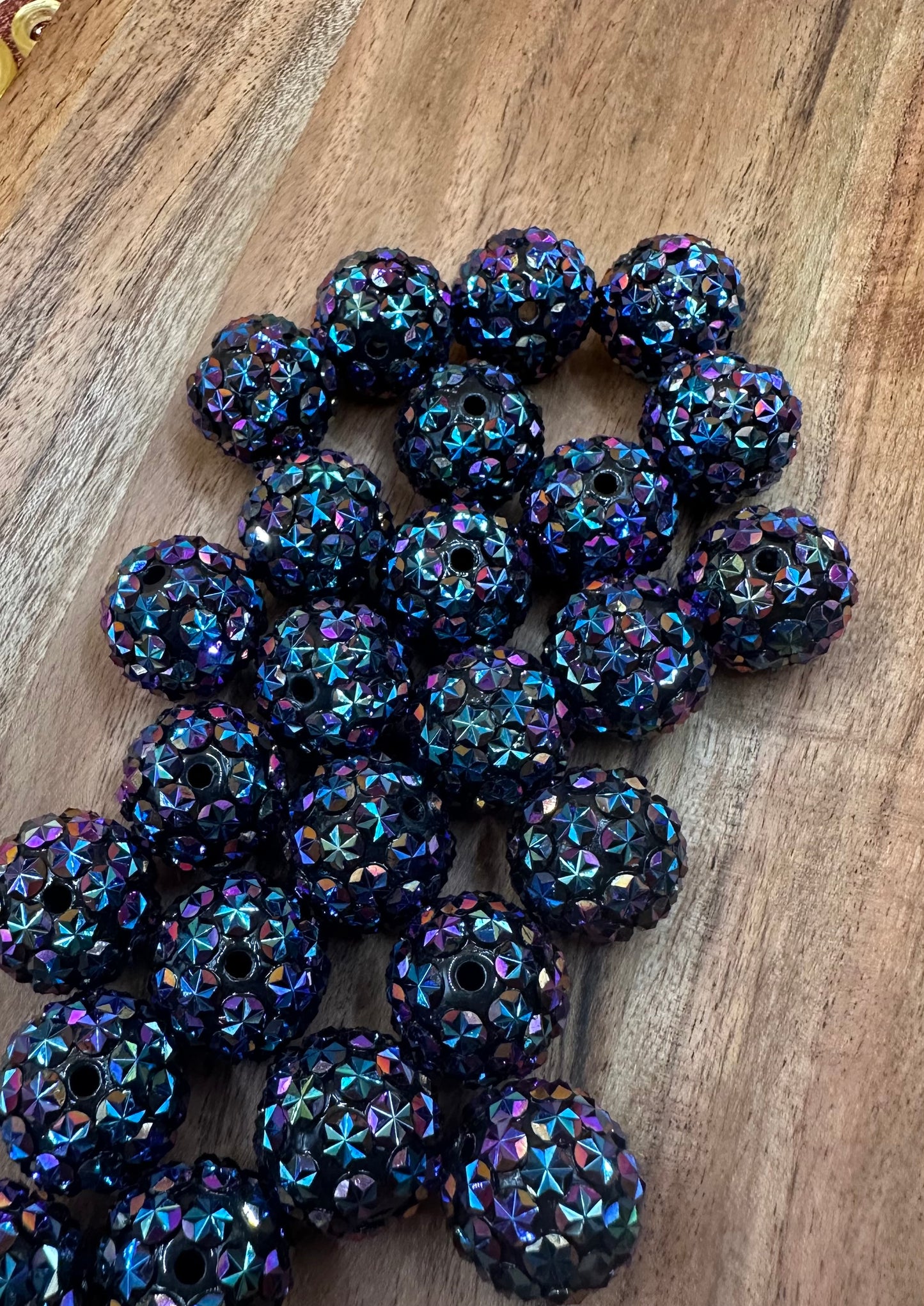 Mermaid Stars- Rhinestone Acrylic 20mm