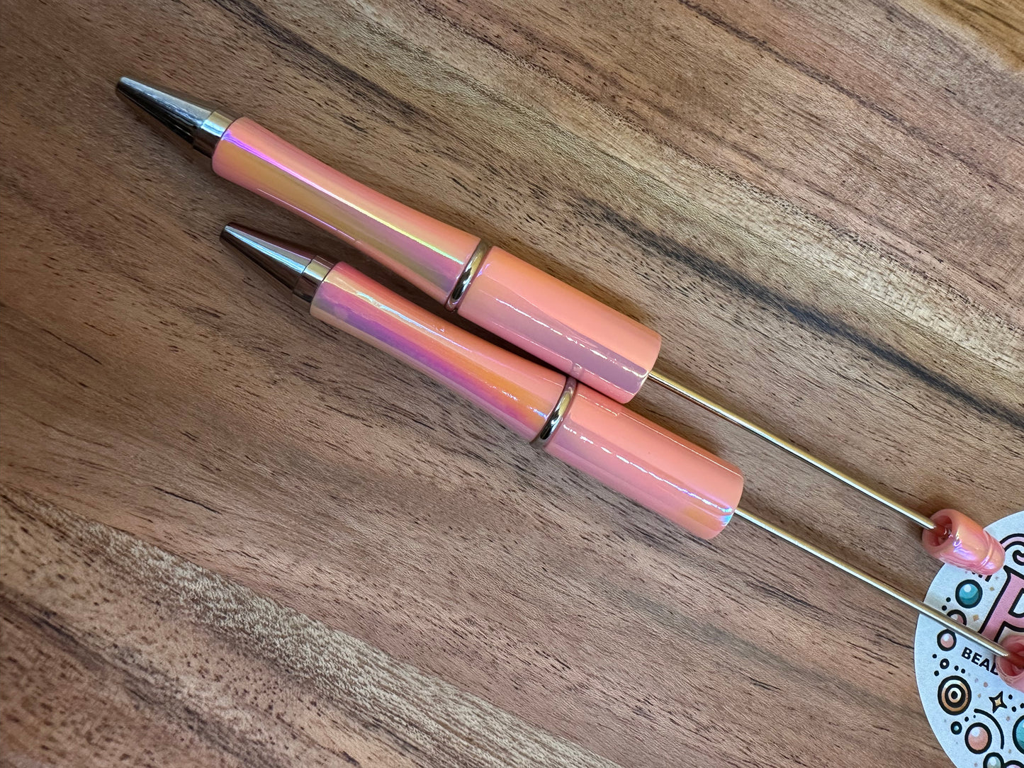 Peach Opal -Beadable Pen