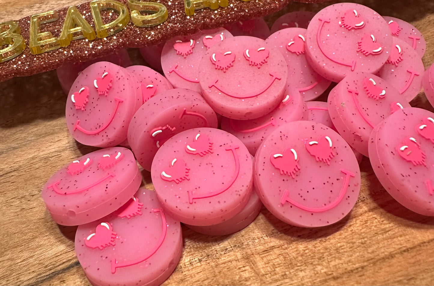 Melting Smiley- EXCLUSIVE TO PBK- Silicone Focal Bead