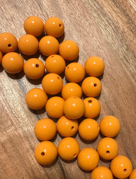 Mango- Liquid Silicone Bead 15mm