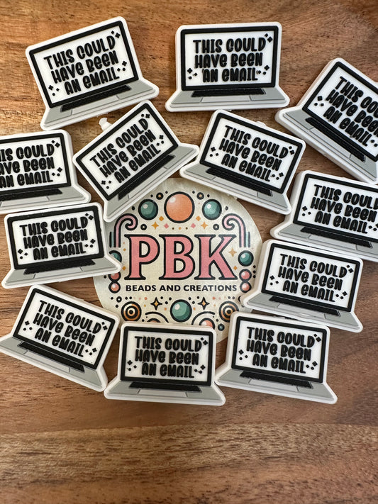 Could have been an Email - EXCLUSIVE TO PBK- Silicone Focal Bead