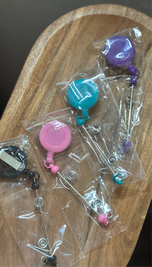 Badge Reels- Beadable