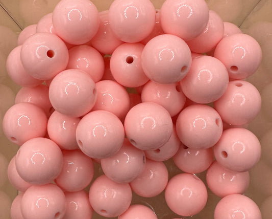 Soft Pink - Liquid Silicone Bead 15mm