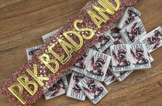 Feral but Free- EXCLUSIVE TO PBK- Silicone Focal Bead