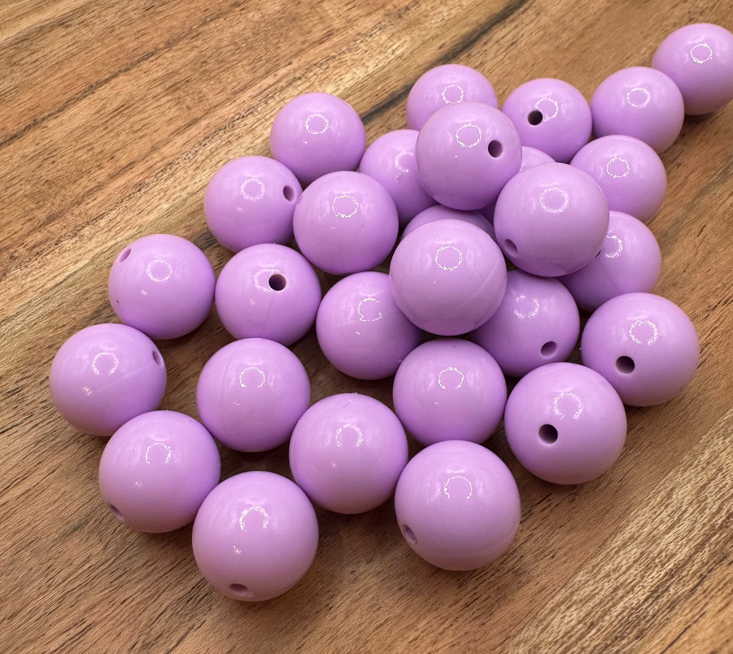 Light Purple- Liquid Silicone Bead 15mm