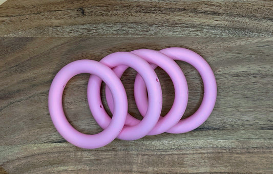 Light Pink Solid- Silicone Ring 65mm