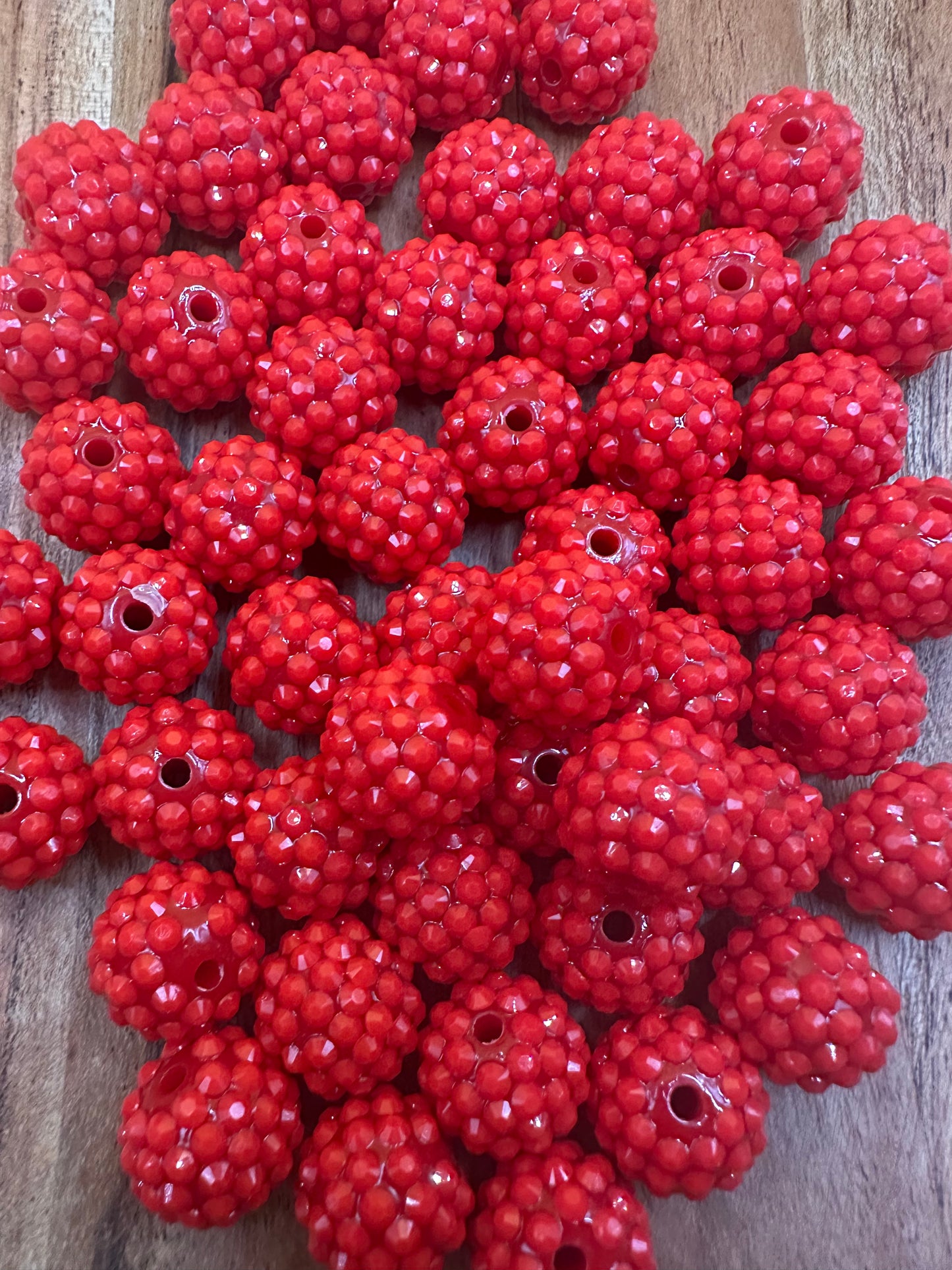 Red Jelly- Acrylic 16mm or 20mm