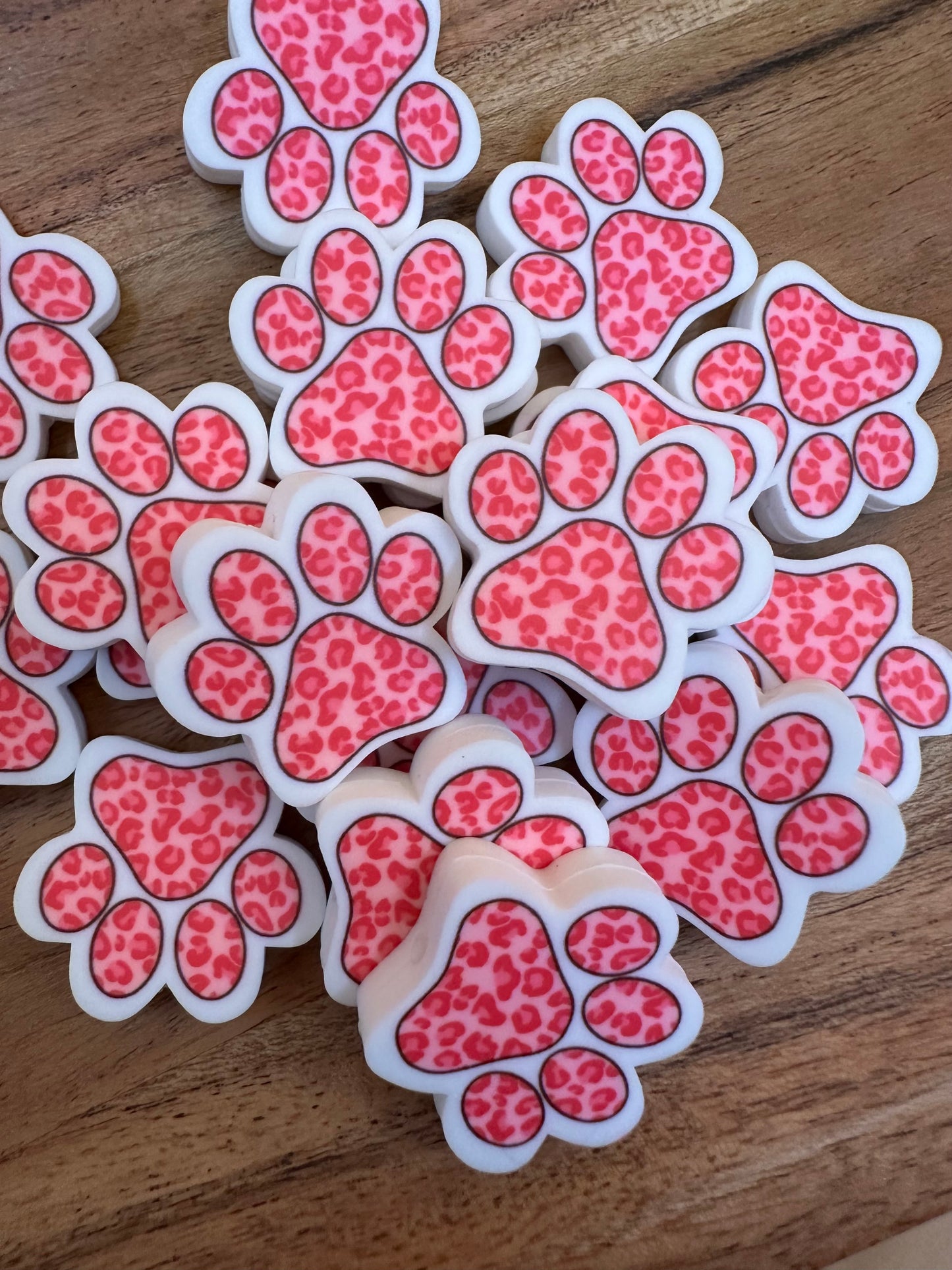 Pink Paw Print- Focal