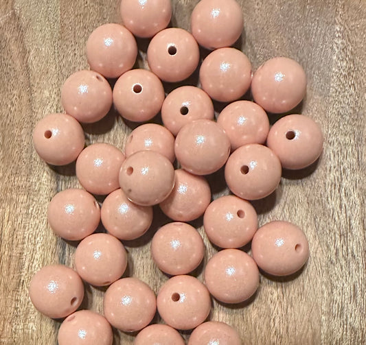 Dusty Rose - Opal Silicone Bead 15mm