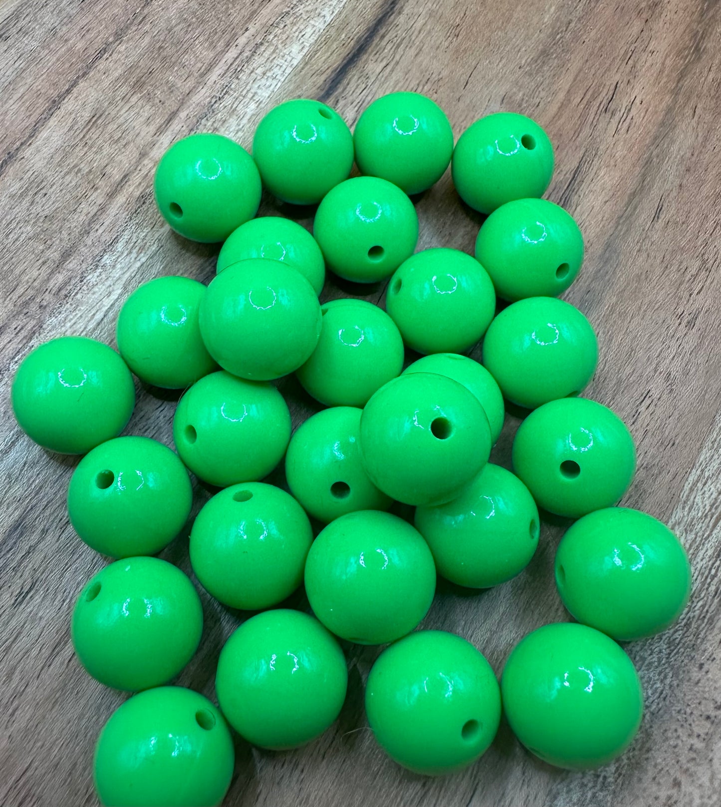Summer Green- Liquid Silicone Bead 15mm