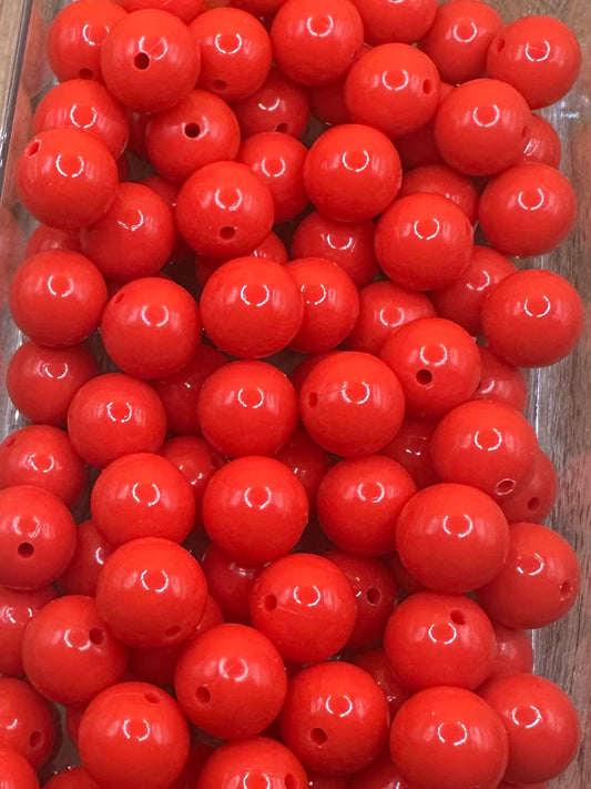 Red - Liquid Silicone Bead 15mm