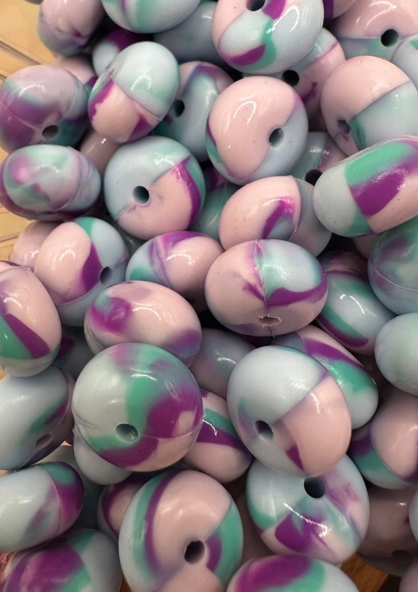 Nostalgia- Silicone Bead Abacus 14mm