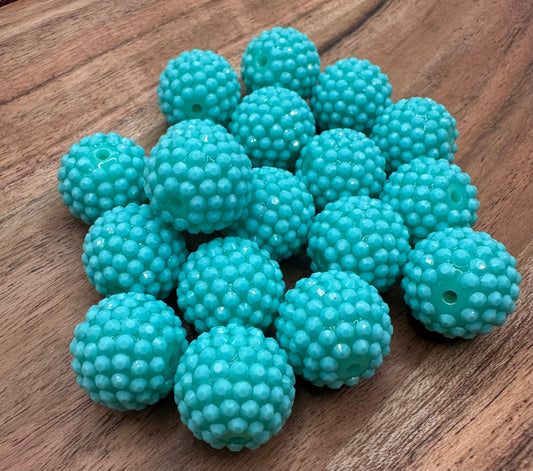 Light Turquoise Jelly- Acrylic 20mm