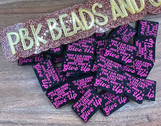 You Can Cuss The Entire Time- EXCLUSIVE TO PBK- Silicone Focal Bead