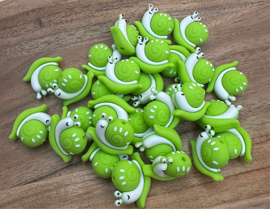 Green Snail (3D)- Silicone Focal