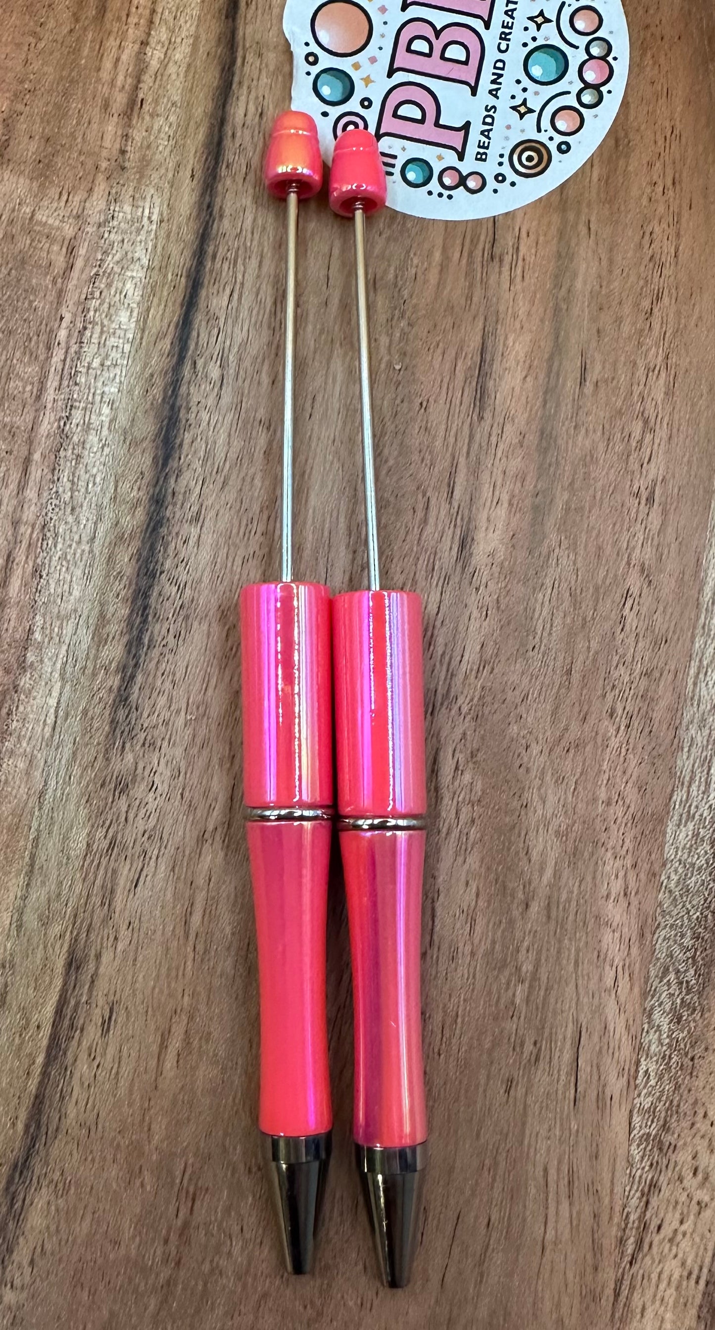 Neon Pink Opal-Beadable Pen