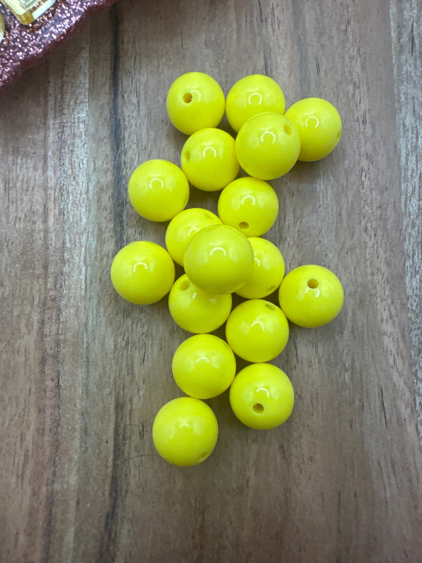 Yellow- Liquid Silicone Bead 15mm