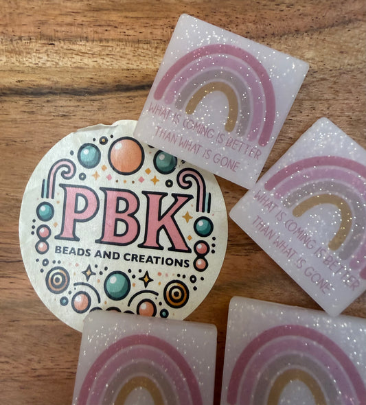 What’s coming is better than what’s gone- EXCLUSIVE TO PBK- Silicone Focal Bead