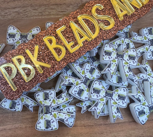 Witches Brew Bow- EXCLUSIVE TO PBK- Silicone Focal Bead