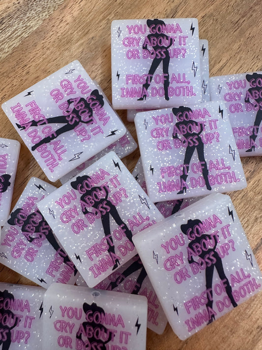 Imma Boss Up- EXCLUSIVE TO PBK- Silicone Focal Bead