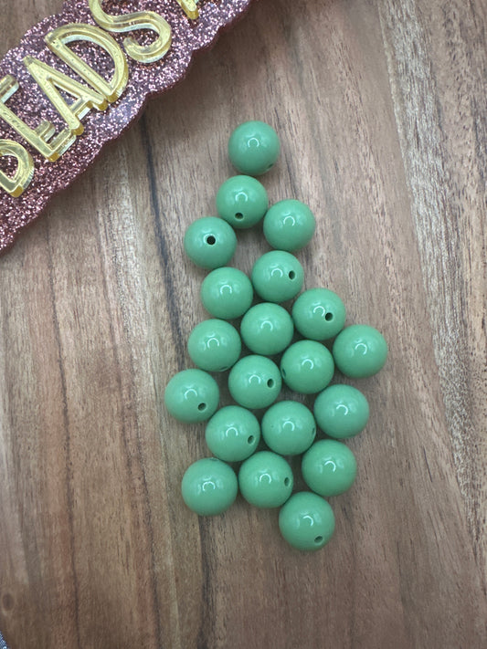 Matcha- Liquid Silicone Bead 15mm