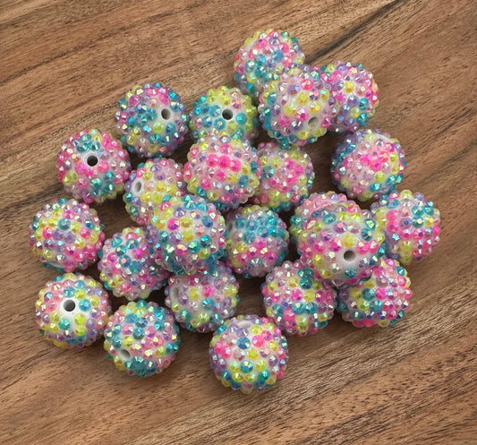 Confetti- Rhinestone Acrylic 20mm