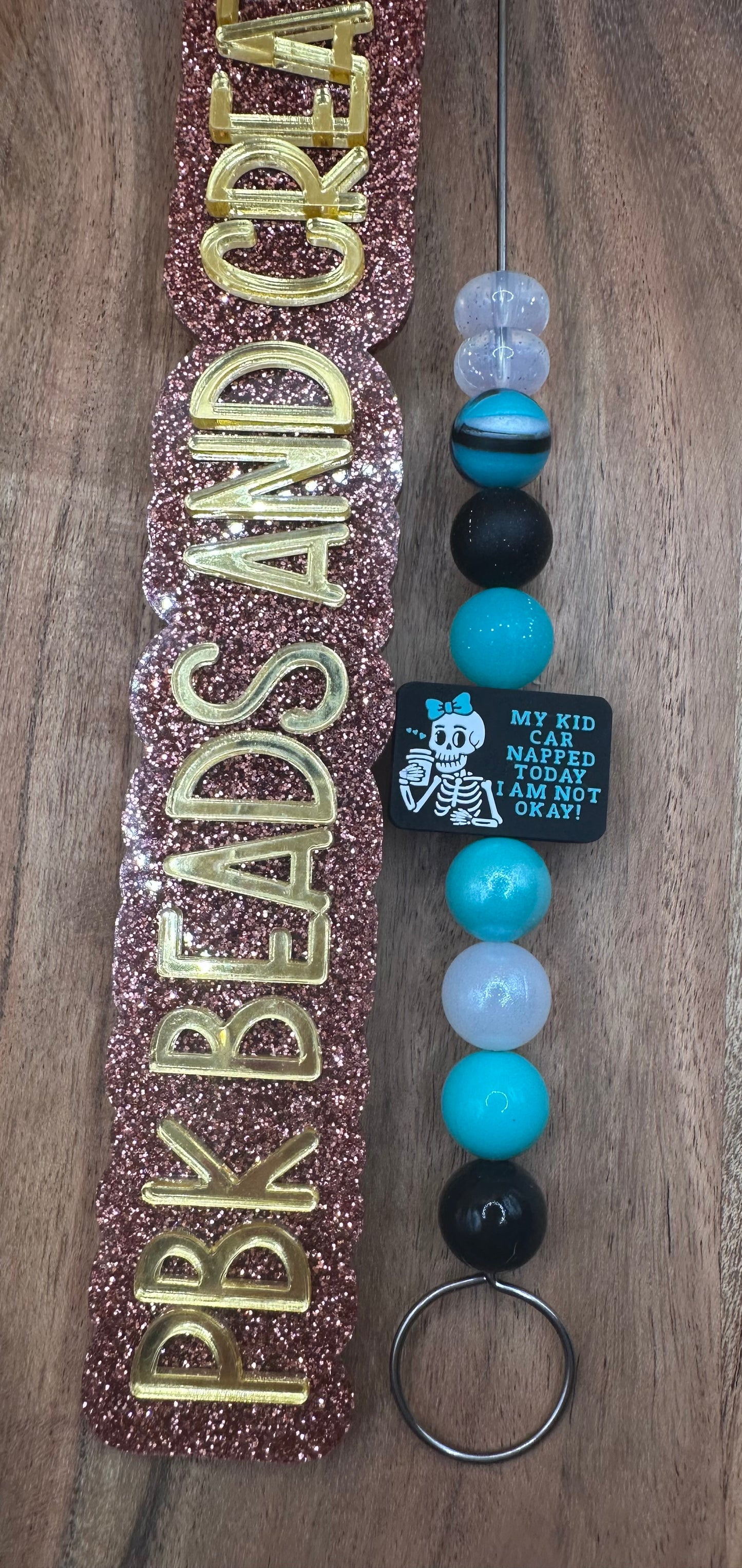 MY KID CAR NAPPED TODAY- EXCLUSIVE TO PBK- Silicone Focal Bead