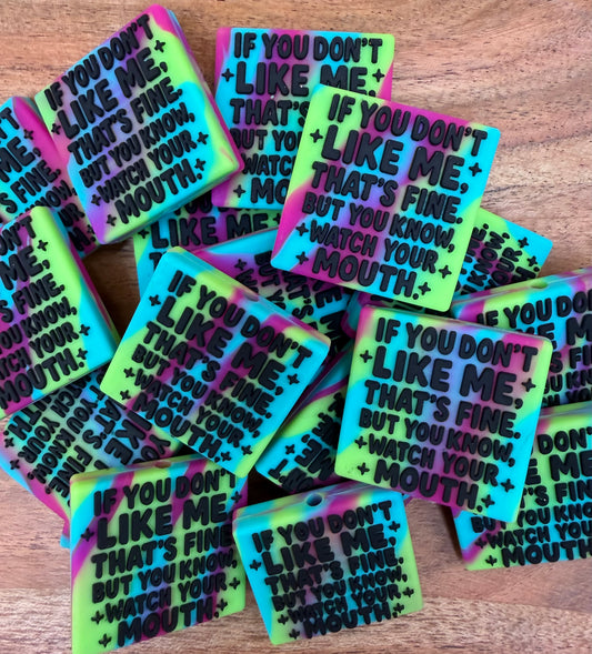 If you don’t like me, that’s fine - EXCLUSIVE TO PBK- Silicone Focal Bead