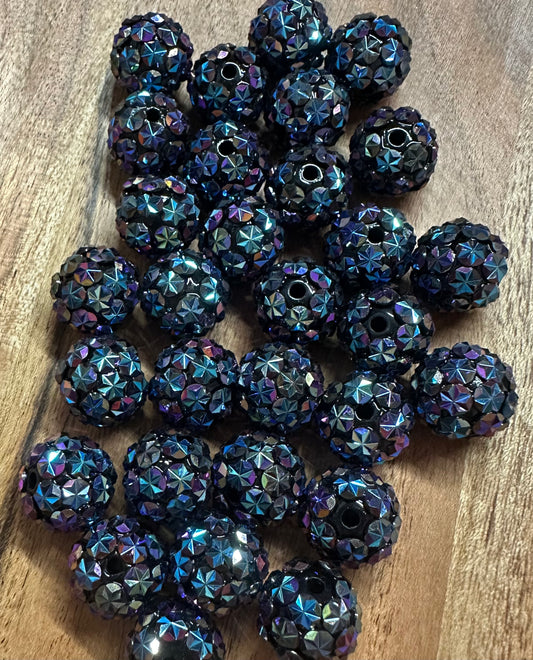 Mermaid Stars- Rhinestone Acrylic 16mm