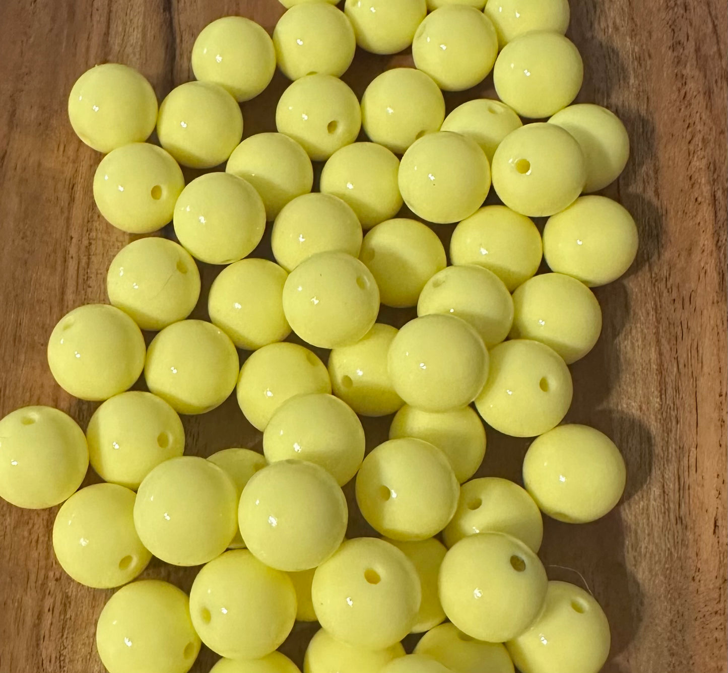 Banana Pudding- Liquid Silicone Bead 15mm