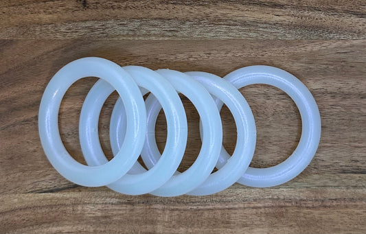 Granny’s Pearls Opal- Silicone Ring 65mm