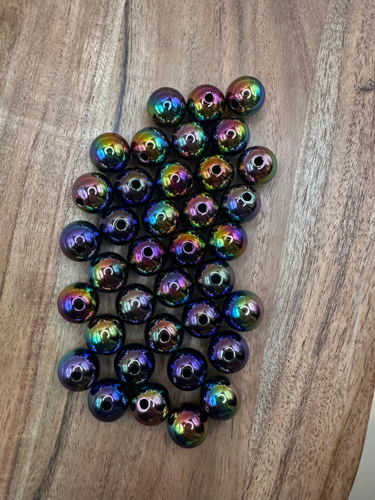Black iridescent- Speciality Beads