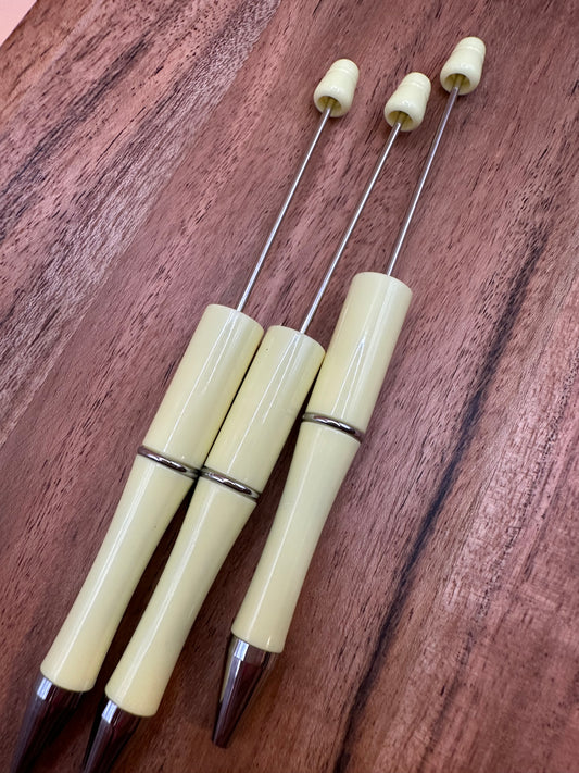 Light Yellow- Beadable Pen