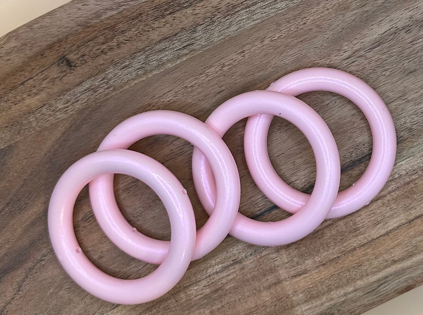 Pink Opal- Silicone Ring 65mm