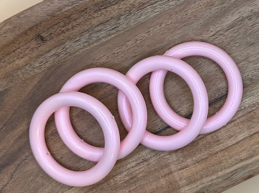 Pink Opal- Silicone Ring 65mm