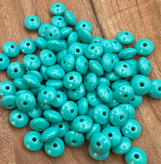 Turquoise Opal Lentil