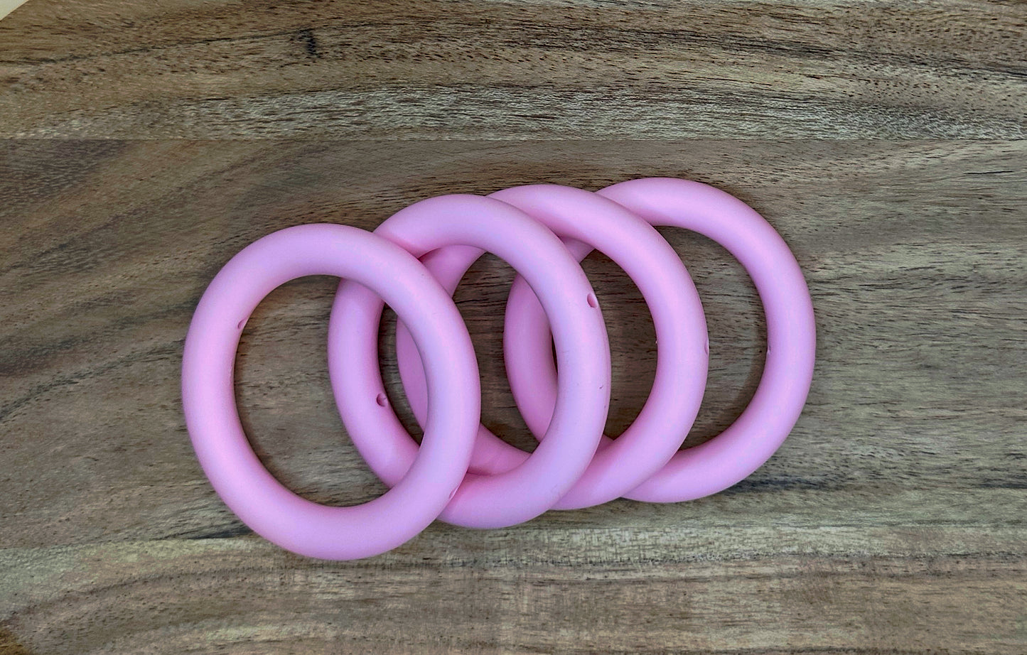 Light Pink Solid- Silicone Ring 65mm