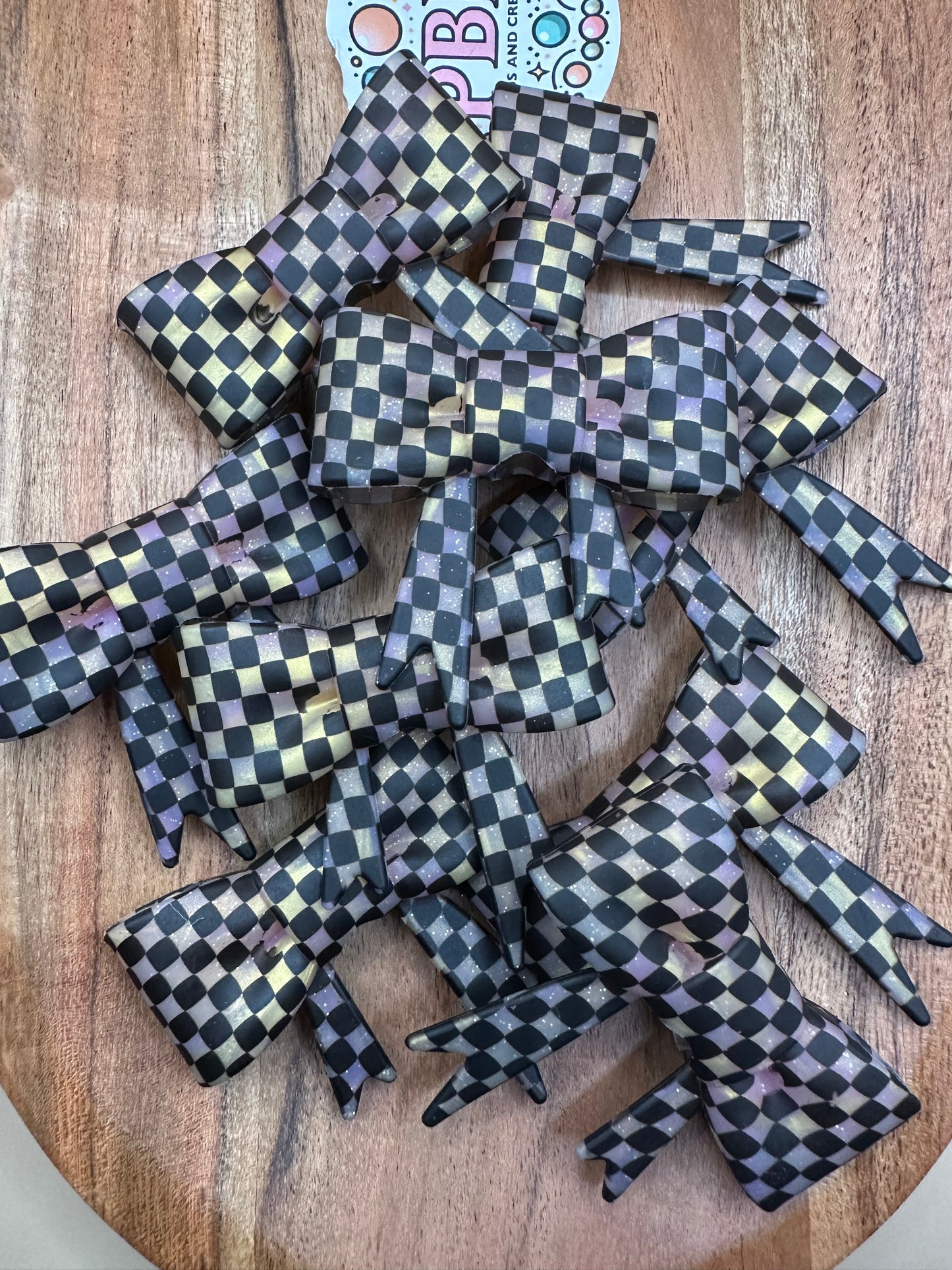 Straw Topper & Focal Bow - Silicone Bead