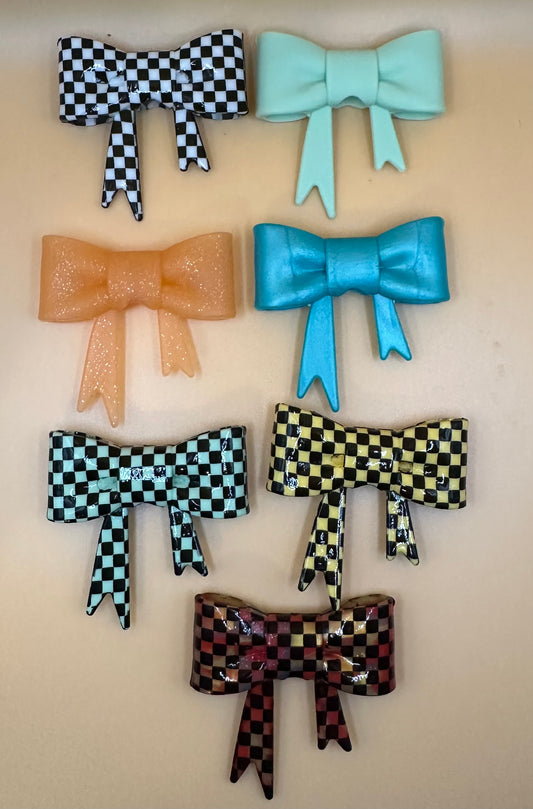 Straw Topper & Focal Bow - Silicone Bead