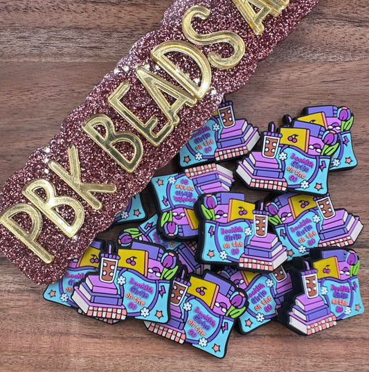 Bookish Girlie on The Go- EXCLUSIVE TO PBK- PVC Focal Bead