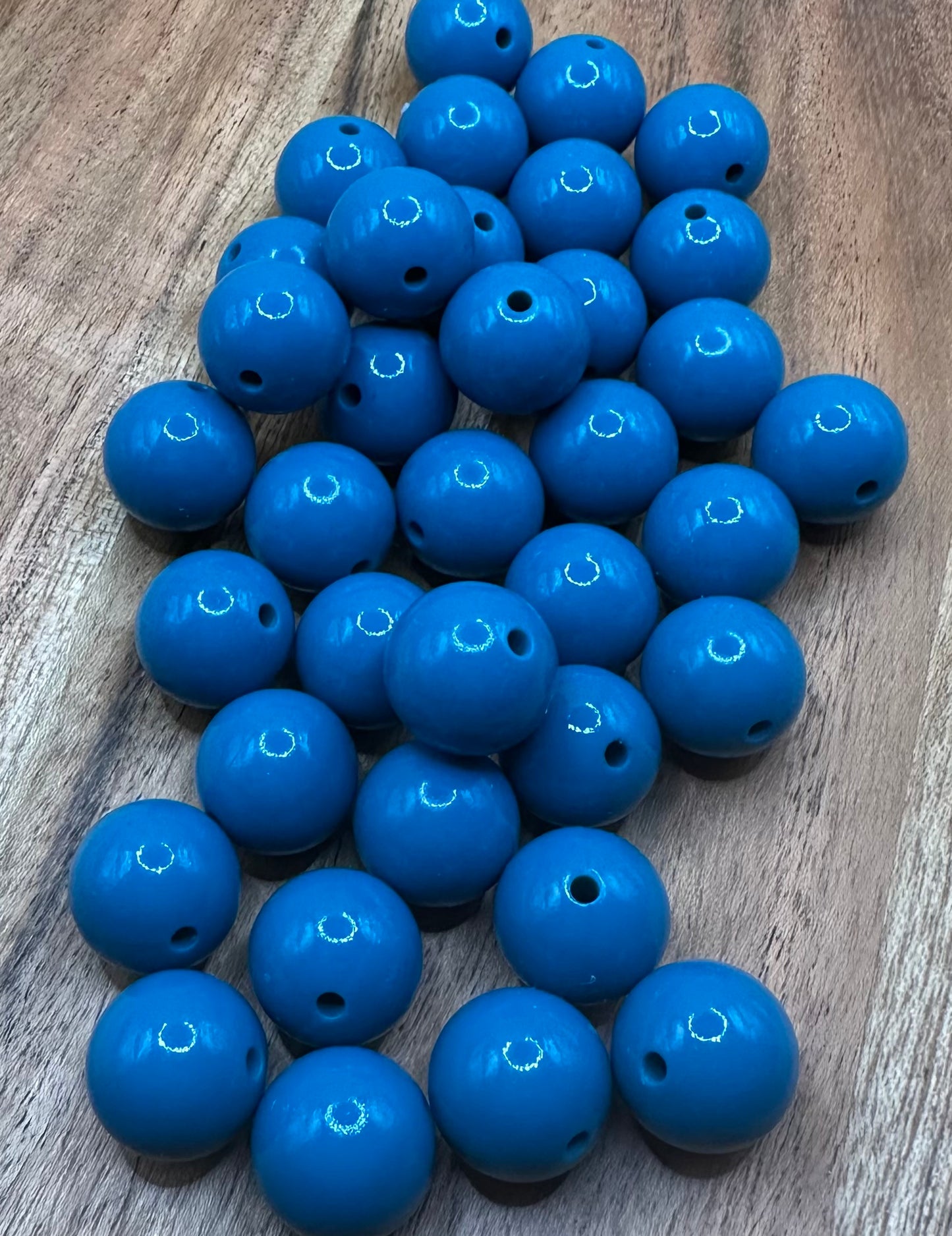 Blueberry- Liquid Silicone Bead 15mm
