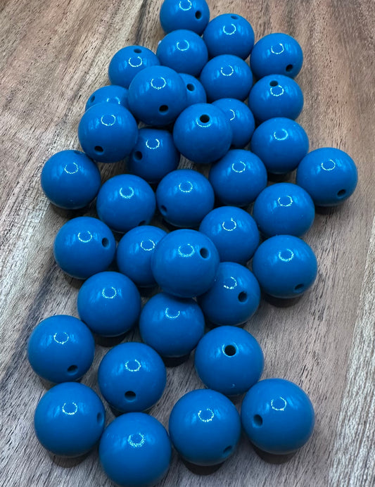 Blueberry- Liquid Silicone Bead 15mm