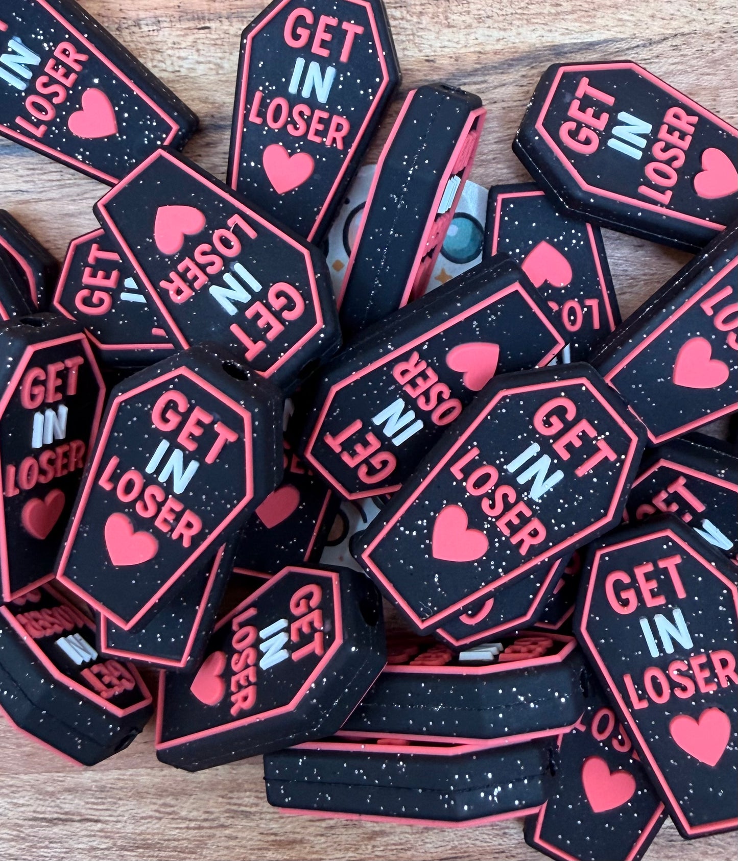 Get in Loser- EXCLUSIVE TO PBK- Silicone Focal Bead