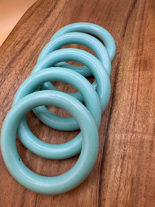 Cyan Opal- Silicone Ring 65mm