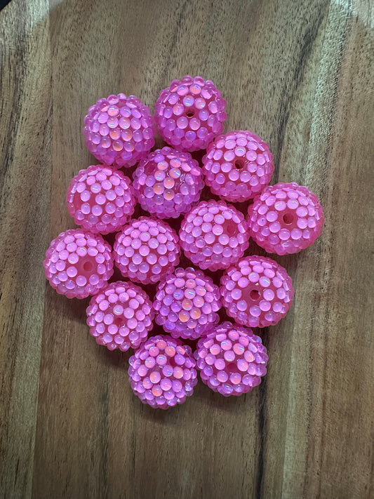 Hot Pink- UV Rhinestone Acrylic