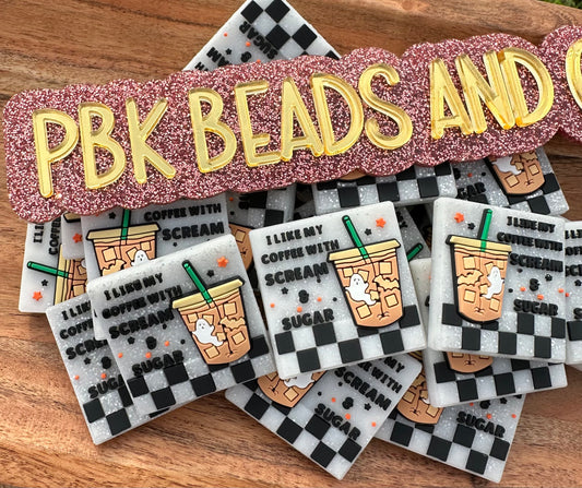Scream & Sugar - EXCLUSIVE TO PBK- Silicone Focal Bead