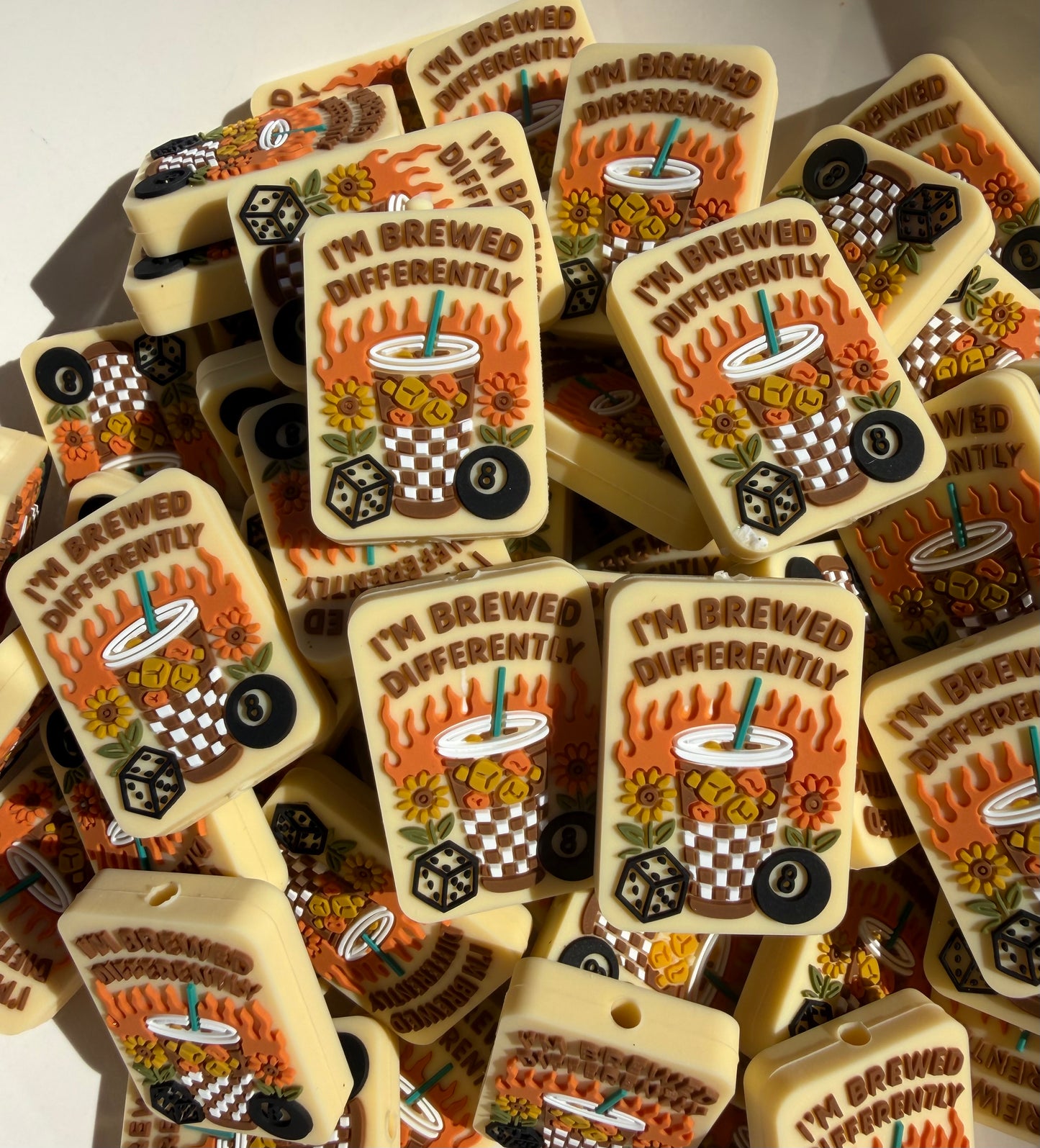 Brewed Differently- EXCLUSIVE TO PBK- Silicone Focal Bead